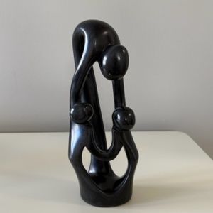 Soapstone Mother and Children Figure